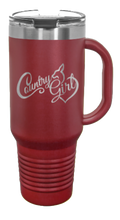 Load image into Gallery viewer, Country Girl 40oz Handle Mug Laser Engraved
