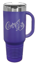 Load image into Gallery viewer, Country Girl 40oz Handle Mug Laser Engraved
