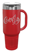 Load image into Gallery viewer, Country Girl 40oz Handle Mug Laser Engraved
