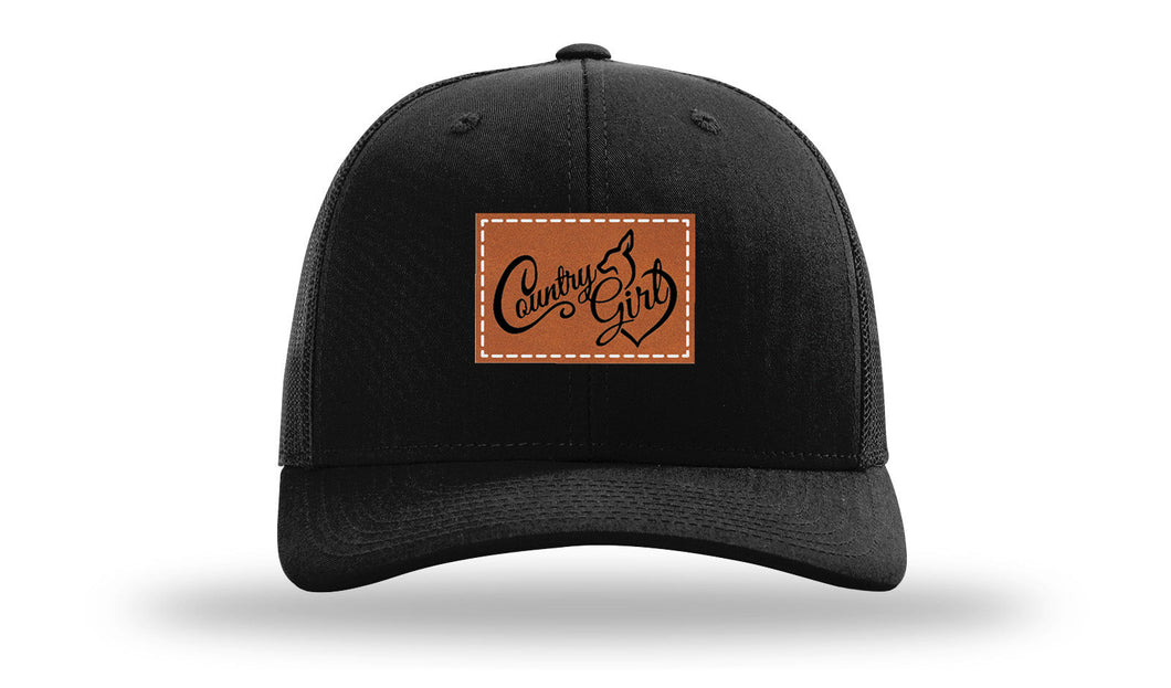 Country Girl Leather Patch Richardson 112 Hat