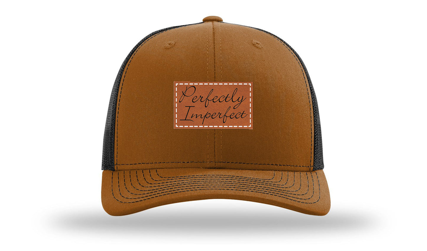 Perfectly Imperfect Leather Patch Richardson 112 Hat
