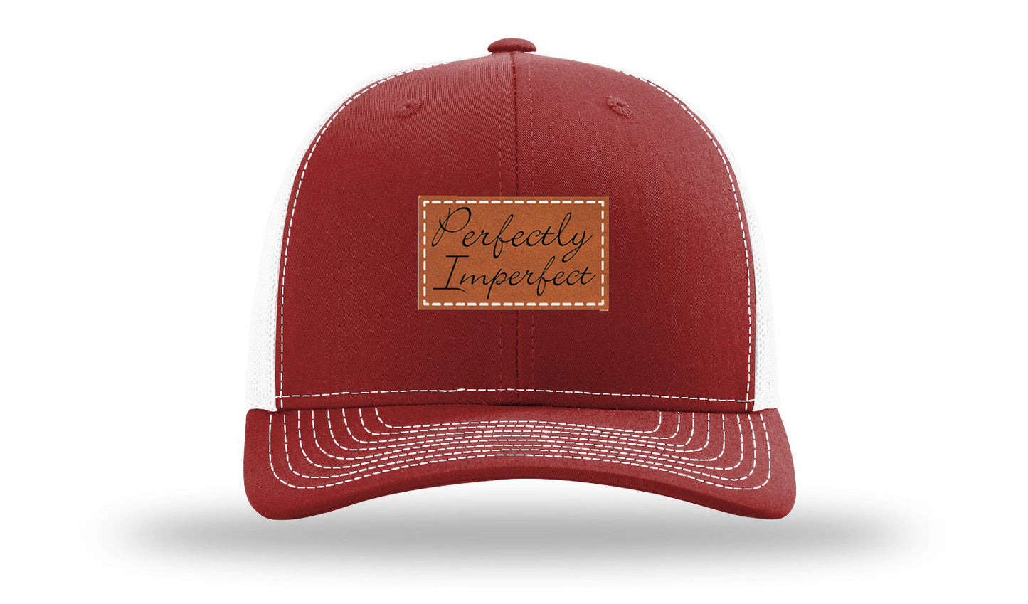 Perfectly Imperfect Leather Patch Richardson 112 Hat