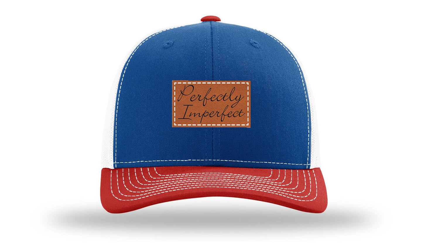 Perfectly Imperfect Leather Patch Richardson 112 Hat