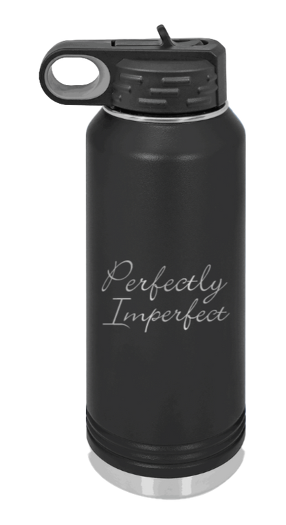 Perfectly Imperfect - 32oz Mug Laser Engraved- Black