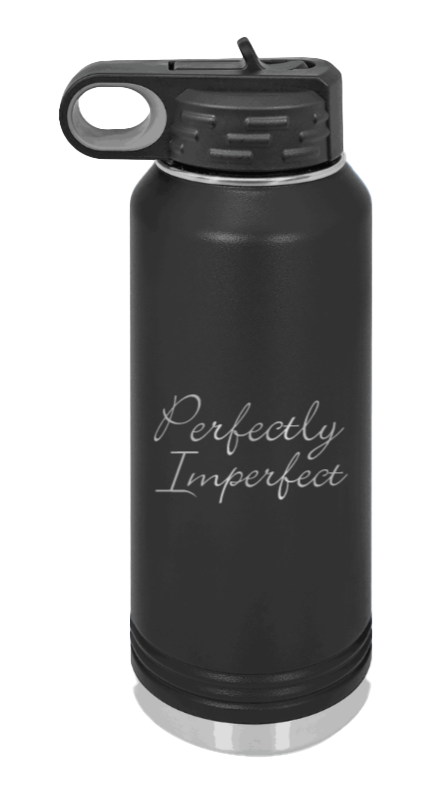 Perfectly Imperfect - 32oz Mug Laser Engraved- Black