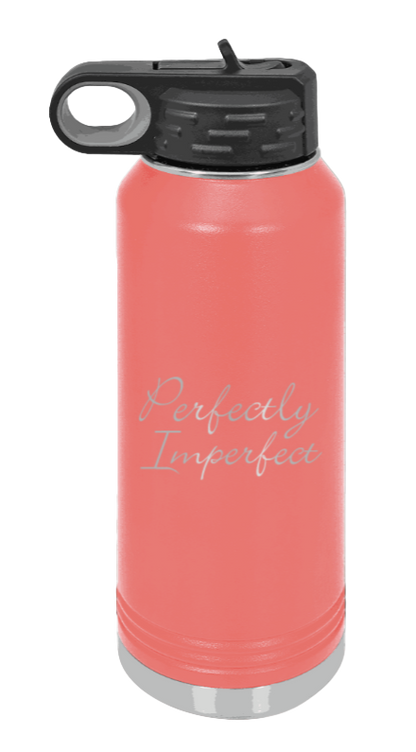 Perfectly Imperfect - 32oz Mug Laser Engraved- Coral