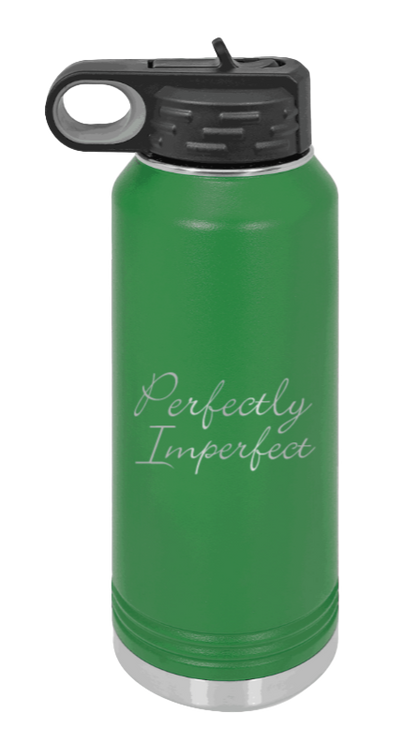 Perfectly Imperfect - 32oz Mug Laser Engraved- Green