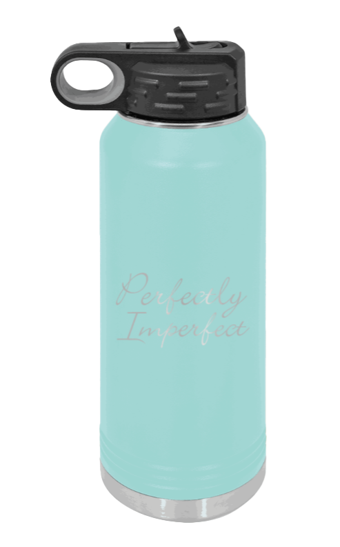 Perfectly Imperfect - 32oz Mug Laser Engraved- Teal