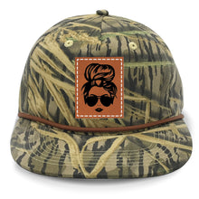 Load image into Gallery viewer, Hair Bun Leather Patch LOST Hat Co.
