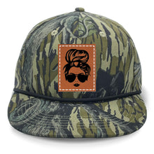 Load image into Gallery viewer, Hair Bun Leather Patch LOST Hat Co.
