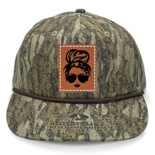 Load image into Gallery viewer, Hair Bun Leather Patch LOST Hat Co.
