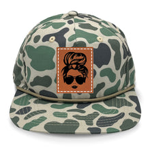 Load image into Gallery viewer, Hair Bun Leather Patch LOST Hat Co.
