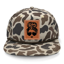 Load image into Gallery viewer, Hair Bun Leather Patch LOST Hat Co.
