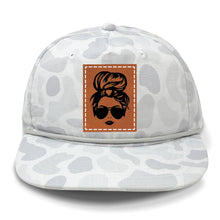 Load image into Gallery viewer, Hair Bun Leather Patch LOST Hat Co.
