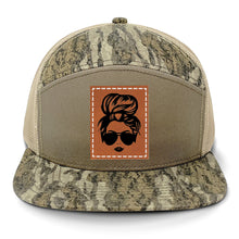 Load image into Gallery viewer, Hair Bun Leather Patch LOST Hat Co.
