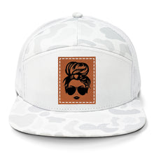 Load image into Gallery viewer, Hair Bun Leather Patch LOST Hat Co.
