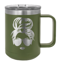 Load image into Gallery viewer, Hair Bun Laser Engraved Mug (Etched)
