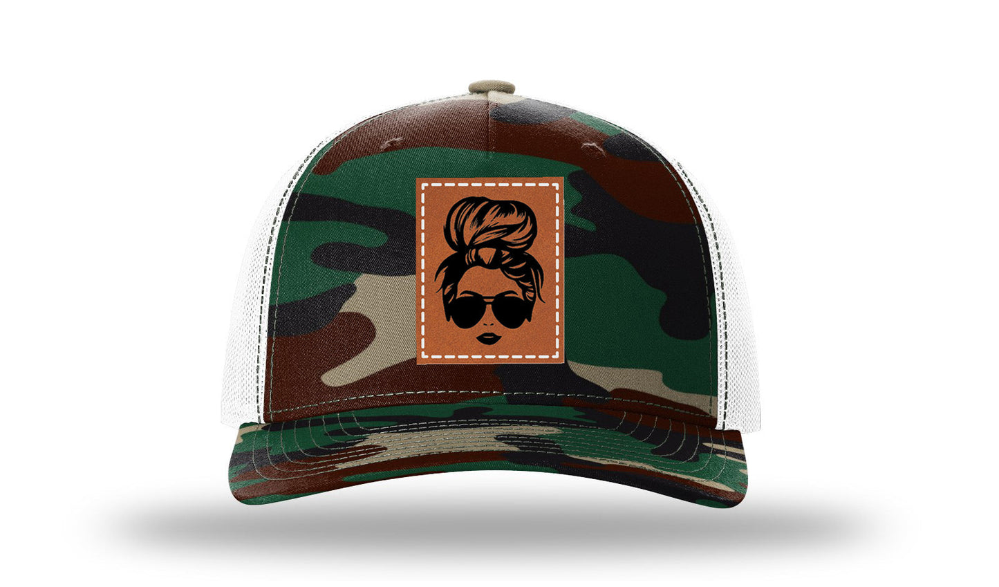 Green Camo / White