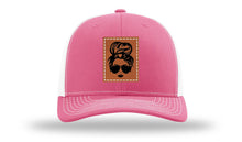 Load image into Gallery viewer, Hair Bun Leather Patch Richardson 112 Hat
