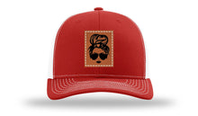 Load image into Gallery viewer, Hair Bun Leather Patch Richardson 112 Hat
