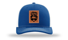 Load image into Gallery viewer, Hair Bun Leather Patch Richardson 112 Hat
