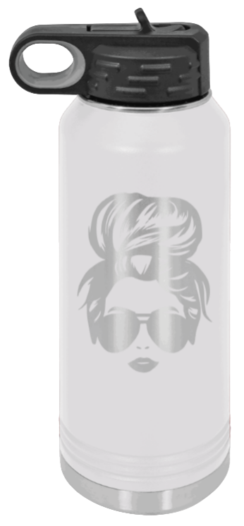 Hairbun - 32oz Mug Laser Engraved- White