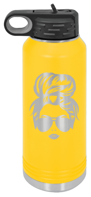 Hairbun - 32oz Mug Laser Engraved- Yellow