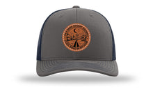 Load image into Gallery viewer, On A Dark Desert Highway Leather Patch Richardson 112 Hat
