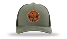 Load image into Gallery viewer, On A Dark Desert Highway Leather Patch Richardson 112 Hat
