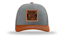 Load image into Gallery viewer, Drunk Wives Matter Leather Patch Richardson 112 Hat
