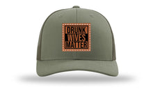Load image into Gallery viewer, Drunk Wives Matter Leather Patch Richardson 112 Hat

