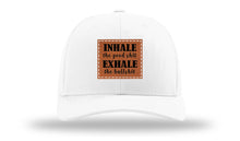 Load image into Gallery viewer, Inhale The Good Stuff Leather Patch Richardson 112 Hat
