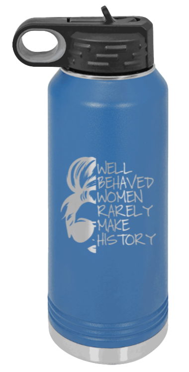 Well Behaved Women - 32oz Mug Laser Engraved- Royal Blue
