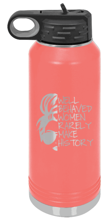 Well Behaved Women - 32oz Mug Laser Engraved- Coral