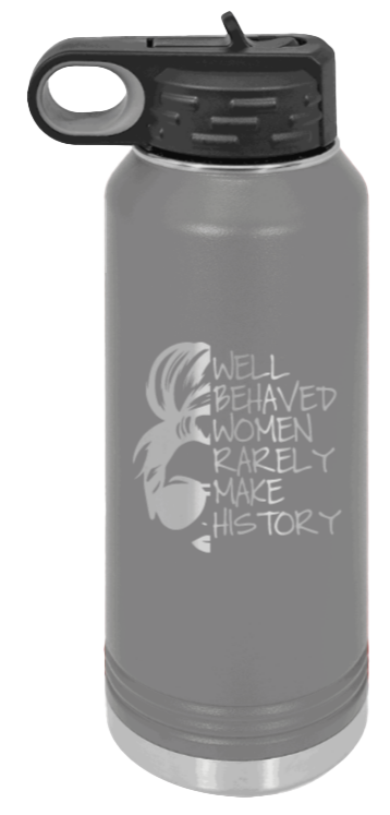 Well Behaved Women - 32oz Mug Laser Engraved- Dark Grey