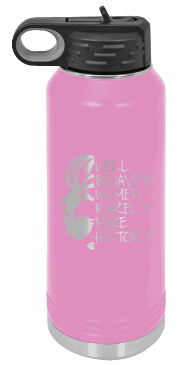 Well Behaved Women - 32oz Mug Laser Engraved- Light Purple