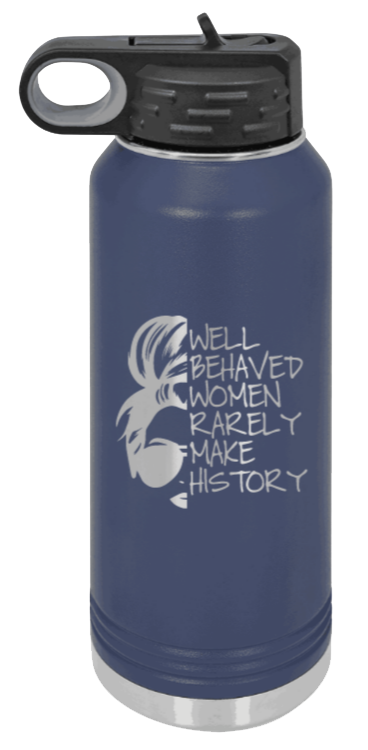 Well Behaved Women - 32oz Mug Laser Engraved- Navy