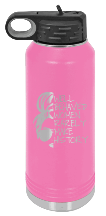 Well Behaved Women - 32oz Mug Laser Engraved- Pink