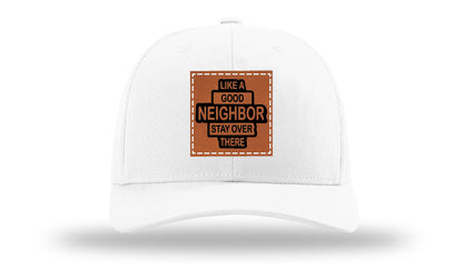 Like A Good Neighbor Leather Patch Richardson 112 Hat