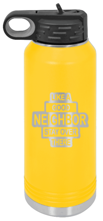 Like A Good Neighbor - 32oz Mug Laser Engraved- Yellow