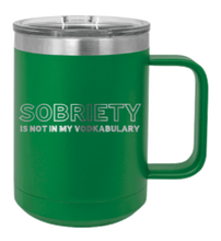 Load image into Gallery viewer, Sobriety Laser Engraved Mug (Etched)
