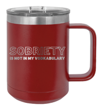 Load image into Gallery viewer, Sobriety Laser Engraved Mug (Etched)
