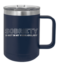 Load image into Gallery viewer, Sobriety Laser Engraved Mug (Etched)
