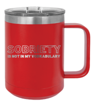 Load image into Gallery viewer, Sobriety Laser Engraved Mug (Etched)
