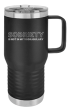 Load image into Gallery viewer, Sobriety Laser Engraved Mug (Etched)
