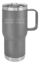 Load image into Gallery viewer, Sobriety Laser Engraved Mug (Etched)
