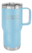 Load image into Gallery viewer, Sobriety Laser Engraved Mug (Etched)
