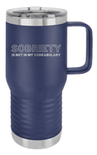 Load image into Gallery viewer, Sobriety Laser Engraved Mug (Etched)
