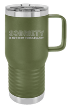 Load image into Gallery viewer, Sobriety Laser Engraved Mug (Etched)
