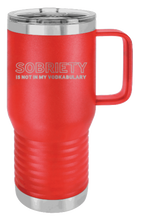 Load image into Gallery viewer, Sobriety Laser Engraved Mug (Etched)
